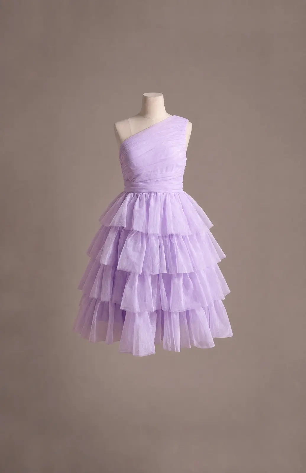 Vestido infantil — Lilás — frente